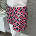 Gap Women Pink Blue White Clean Front Shorts Size 6