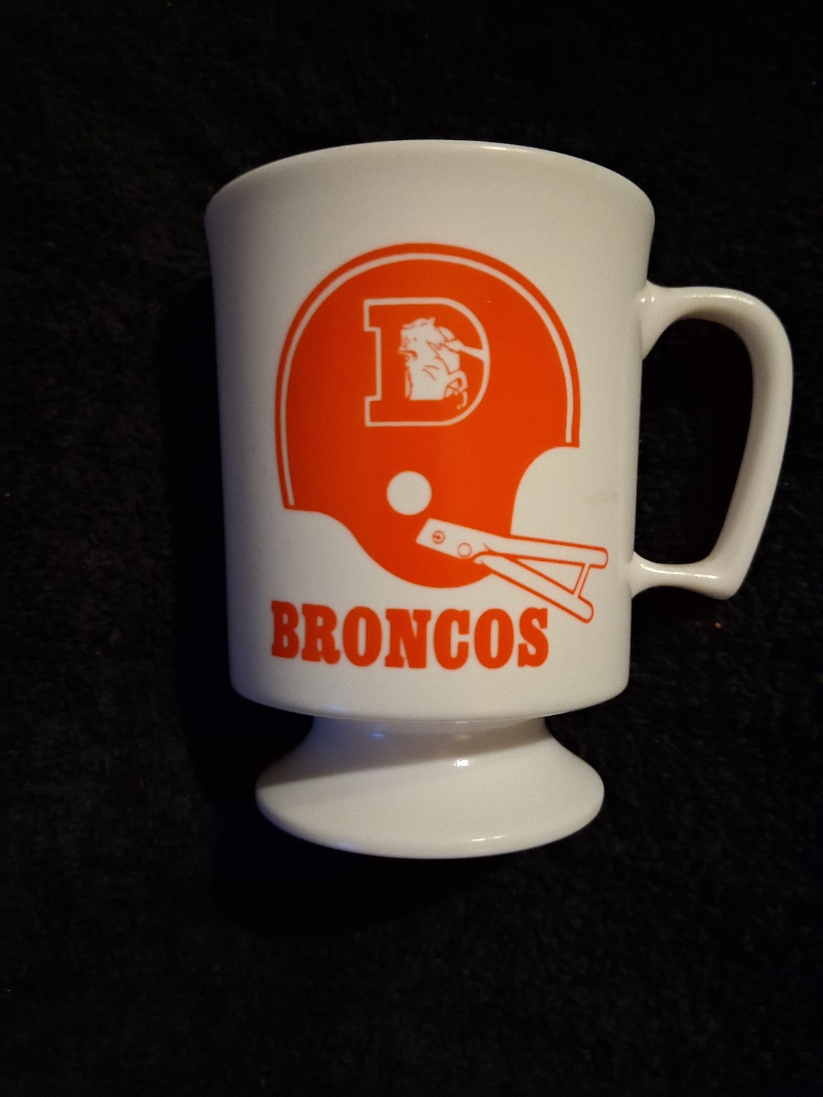 Denver Broncos Super Bowl 1978 BRANIFF International Melamine Promo Mug
