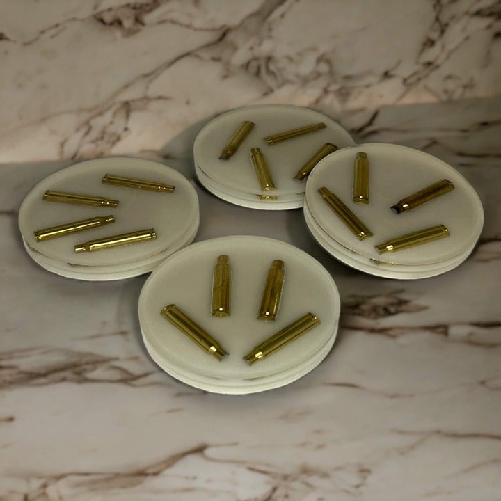 Epoxy Resin Bullet Coasters
