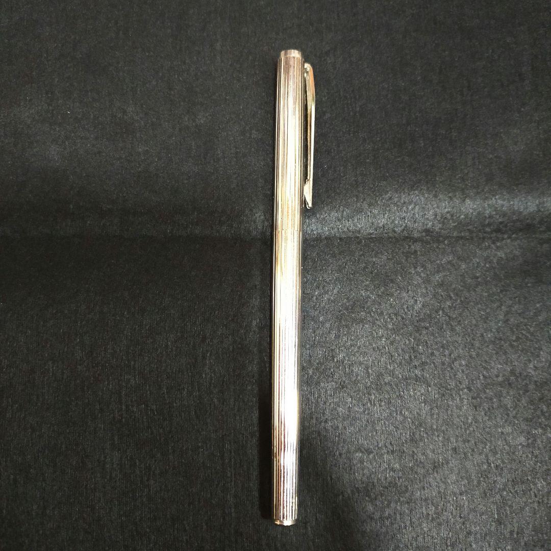 USED Montblanc GERMANY 585 Nib Fountain Pen Silver