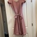 vintage prairie girl wrap dress