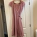 vintage prairie girl wrap dress