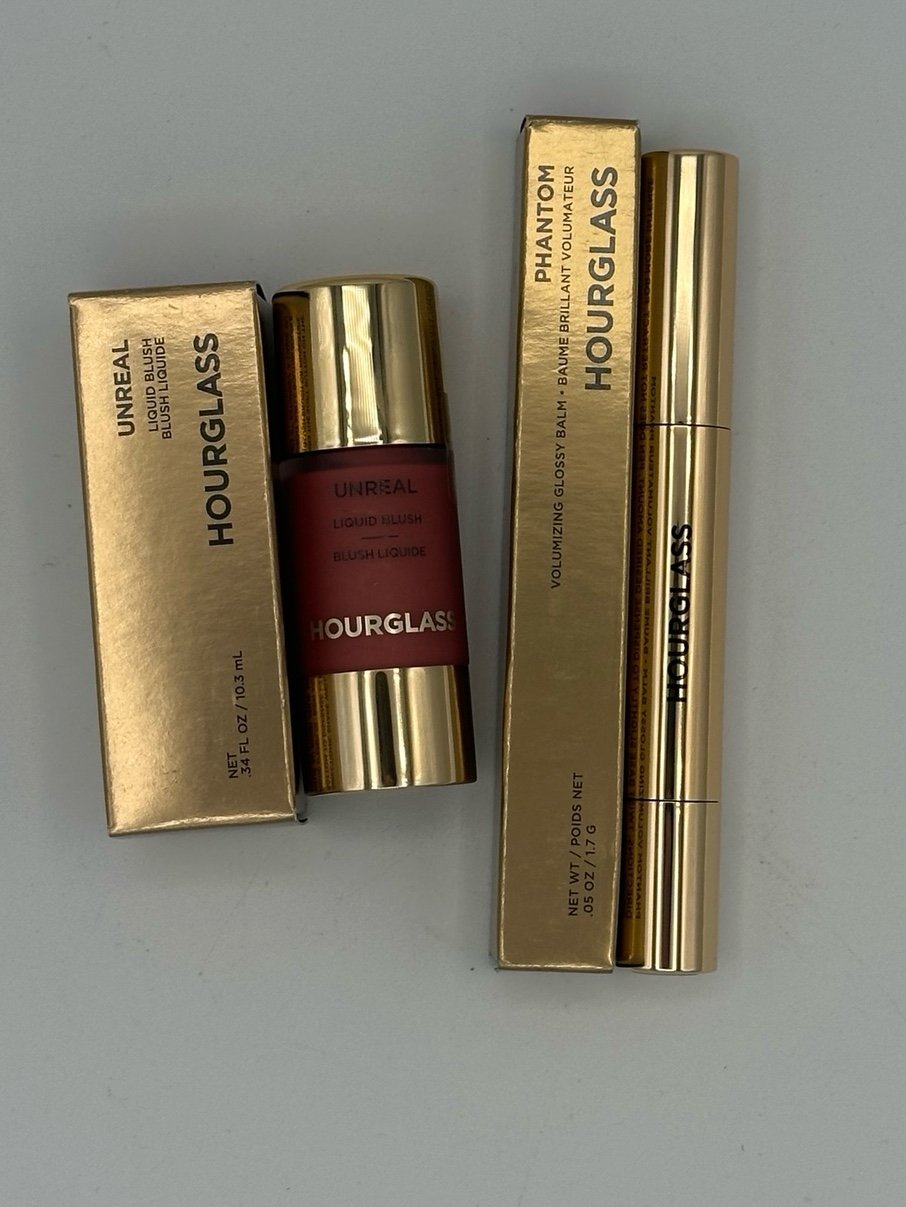 Hourglass Unreal Liquid Blush and Glossy Balm