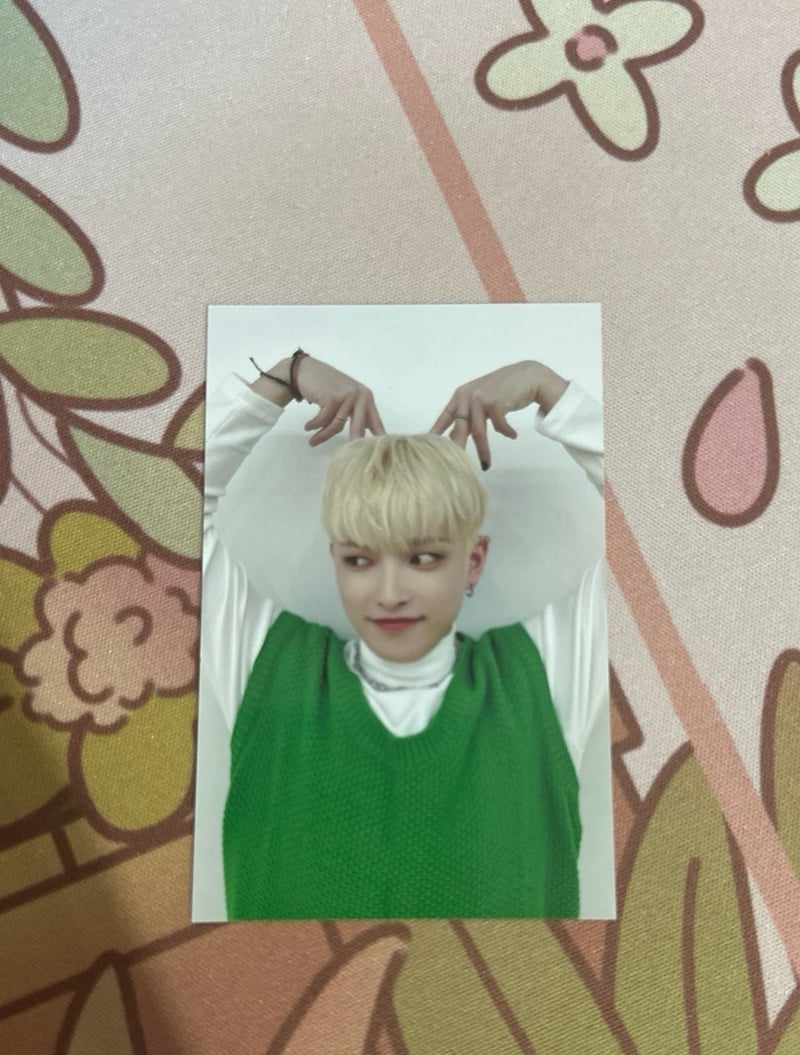 Hongjoong Fever pt 2 music art photocard