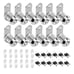 Pteromy RV Storage Locks W/Keys 5/8 Heavy Duty Tubular Cam Lock Chrome 12 PK