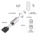 Pteromy RV Storage Locks W/Keys 5/8 Heavy Duty Tubular Cam Lock Chrome 12 PK