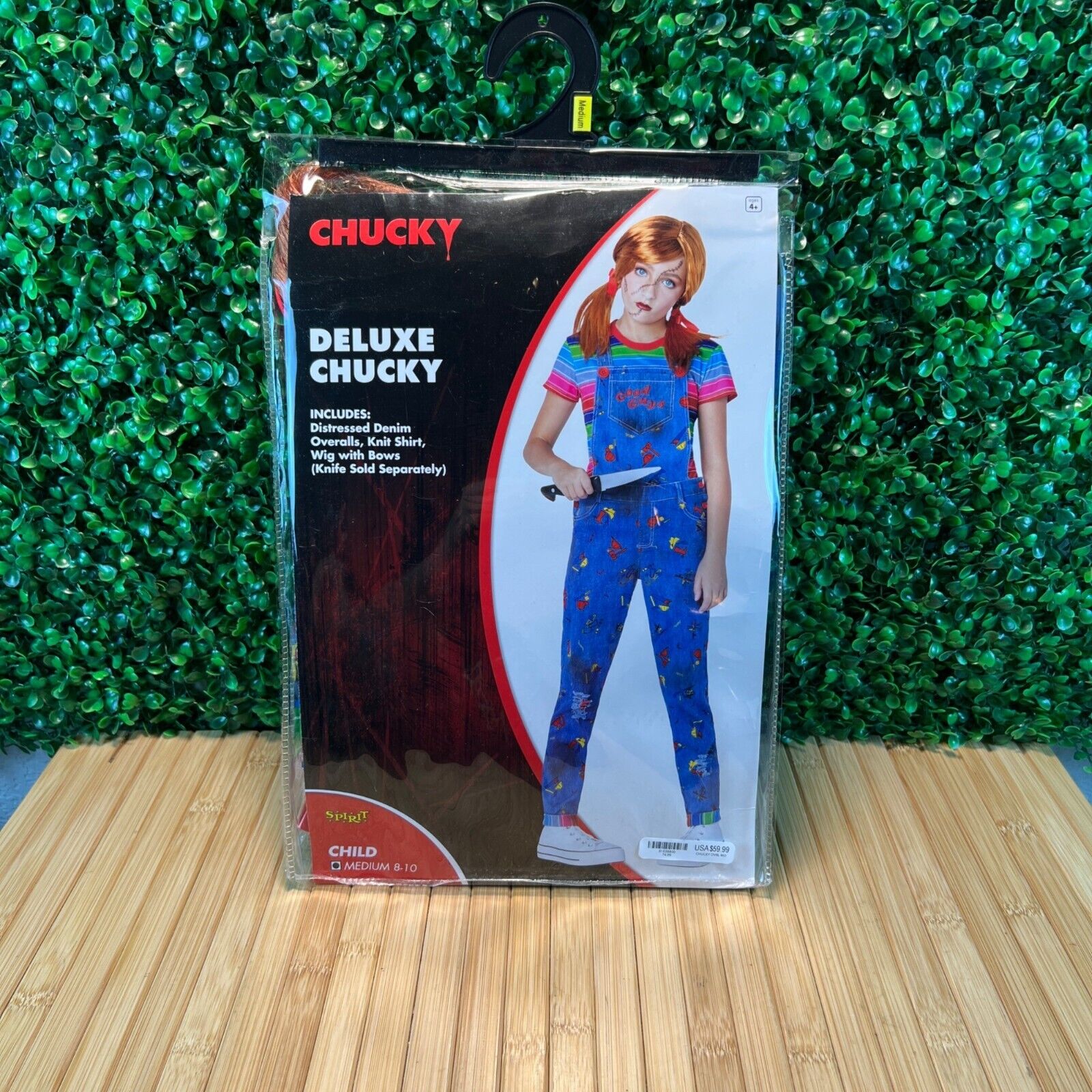 Child's Play Chucky Costume , Kids Chucky Costume Spirit Halloween Size Medium