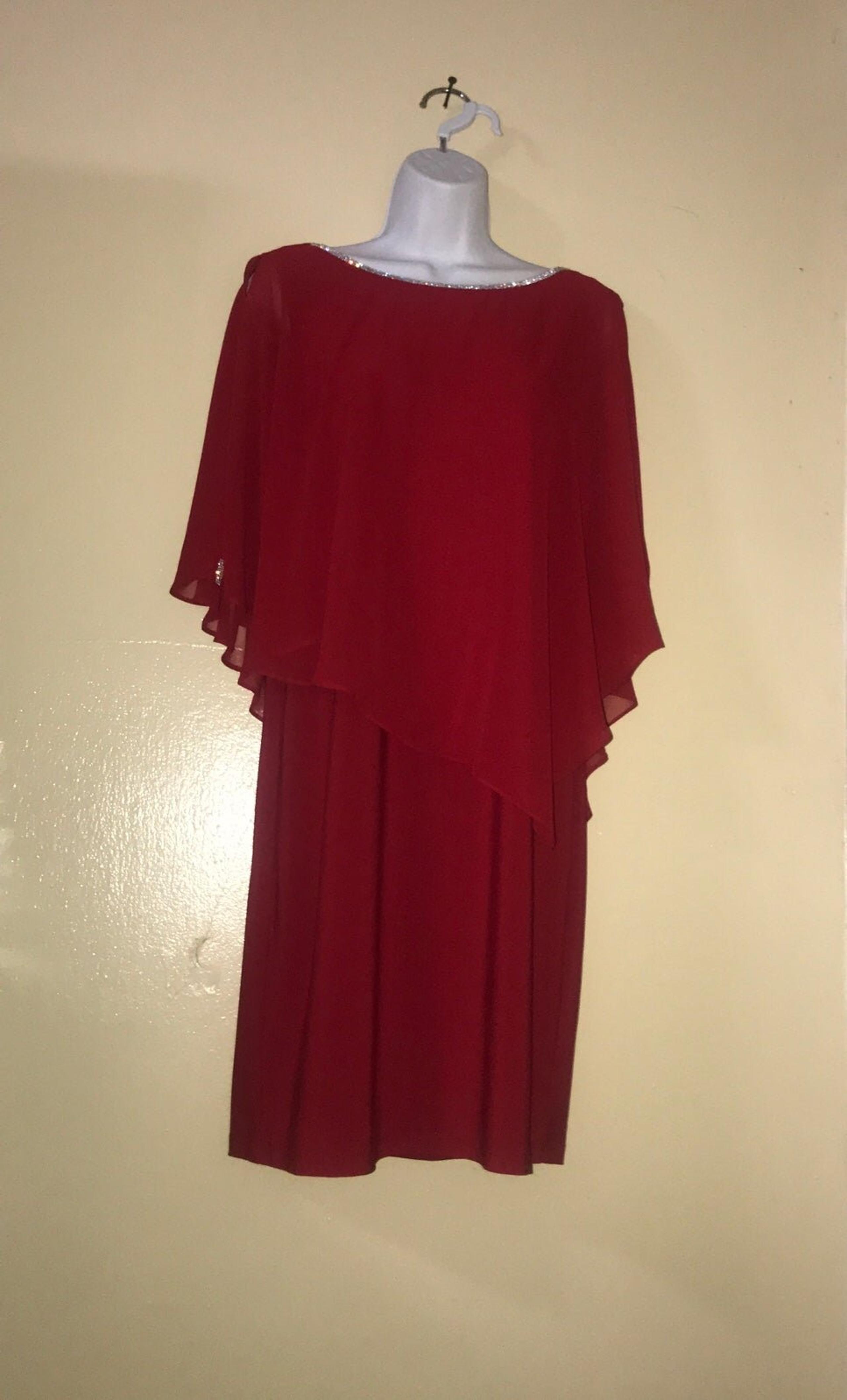 MSK Red dress size Medium NWOT