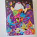 Lisa Frank galactic sundae sticker