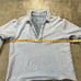 Frank & Eileen Sweatshirt Womens Large Blue Patrick Pullover Henley V Neck