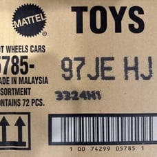 2025 Mattel Hot Wheels Case E 72 count Factory Sealed Short Cards