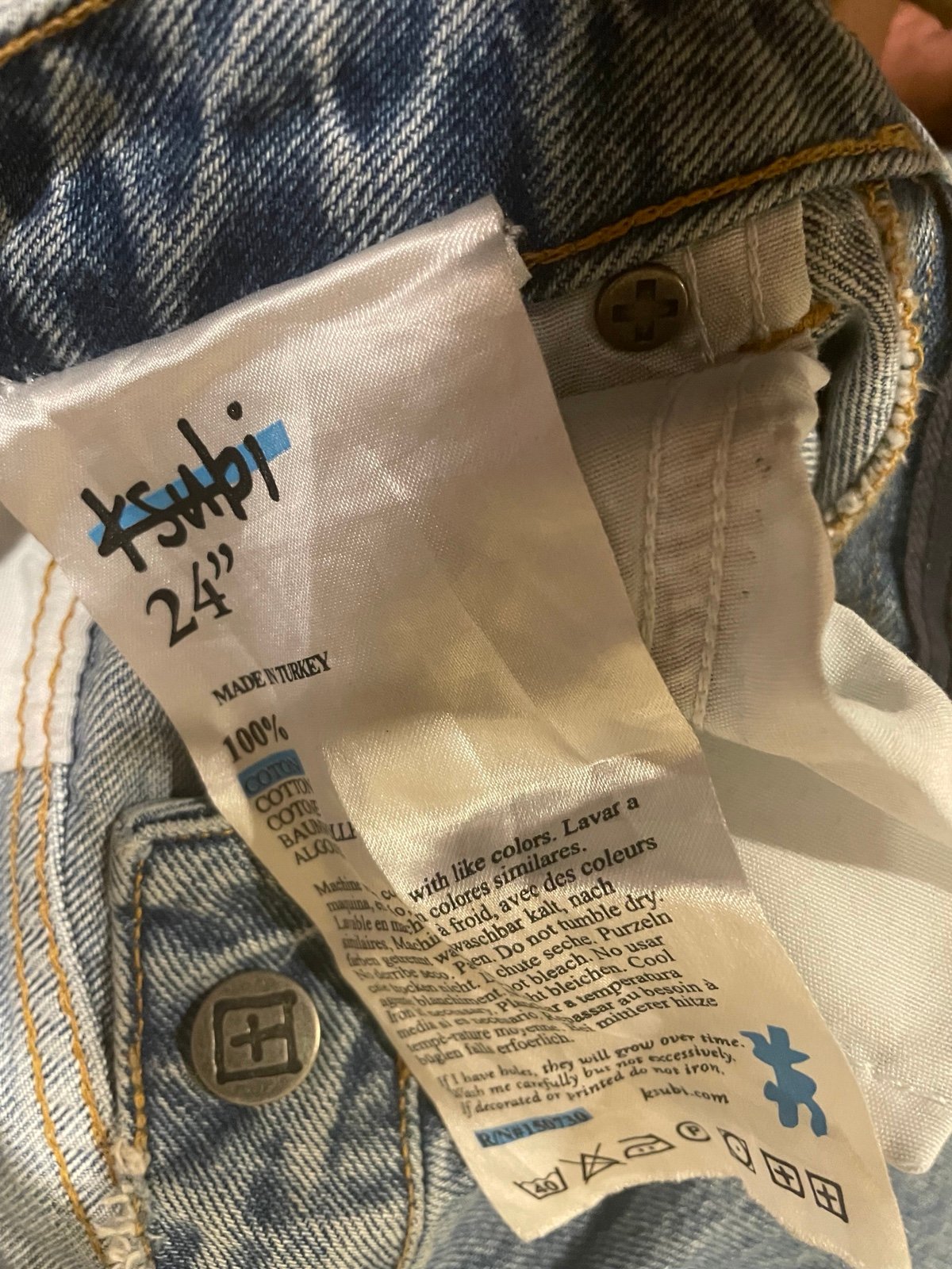 ksubi jeans size 24