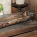 LRG Rusty Aged 27 Primitive Farmhouse Footed Metal Centerpiece Trough Tray