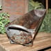 LRG Rusty Aged 27 Primitive Farmhouse Footed Metal Centerpiece Trough Tray