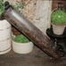 LRG Rusty Aged 27 Primitive Farmhouse Footed Metal Centerpiece Trough Tray