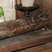 LRG Rusty Aged 27 Primitive Farmhouse Footed Metal Centerpiece Trough Tray