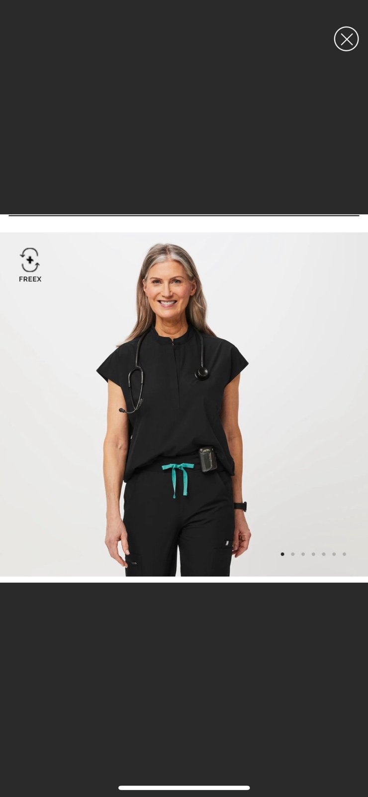 FIGS SCRUB TOP