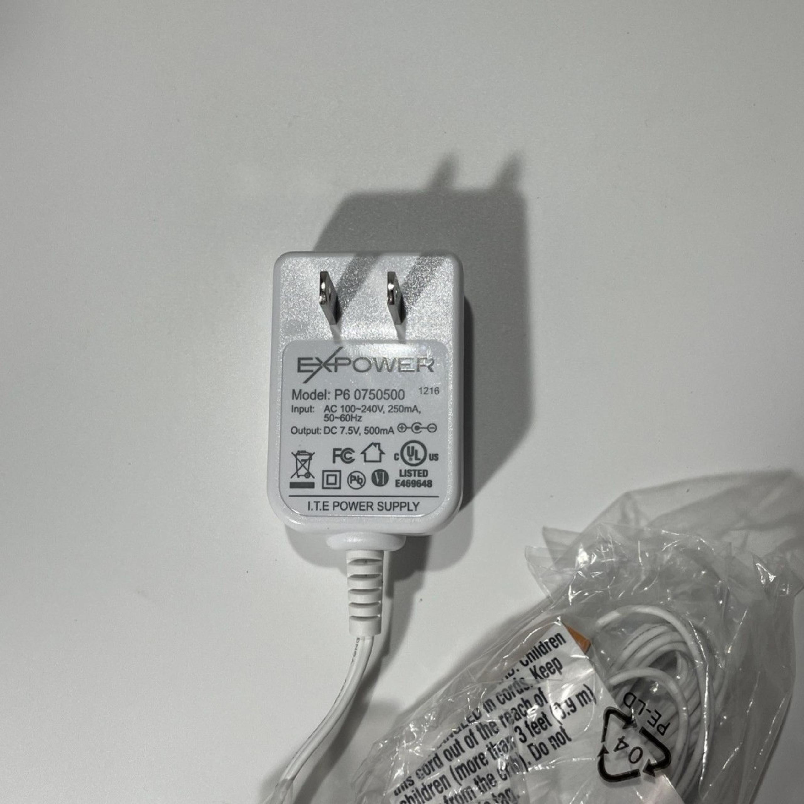 OEM ExPower AC Adapter Power Supply Summer Infant Baby Monitor 7.5V
