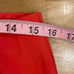 Raffaello Rossi Womens Flat Front Mid-Rise Penny 6/8 Cropped Pants Crimson Size