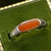 Vintage Native Sterling Genuine Spiny Oyster Ring 8