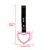 BRAND NEW 2PCS DEVIL LOVE HEART PINK JDM TSURIKAWA RING Black Handle Strap Drift