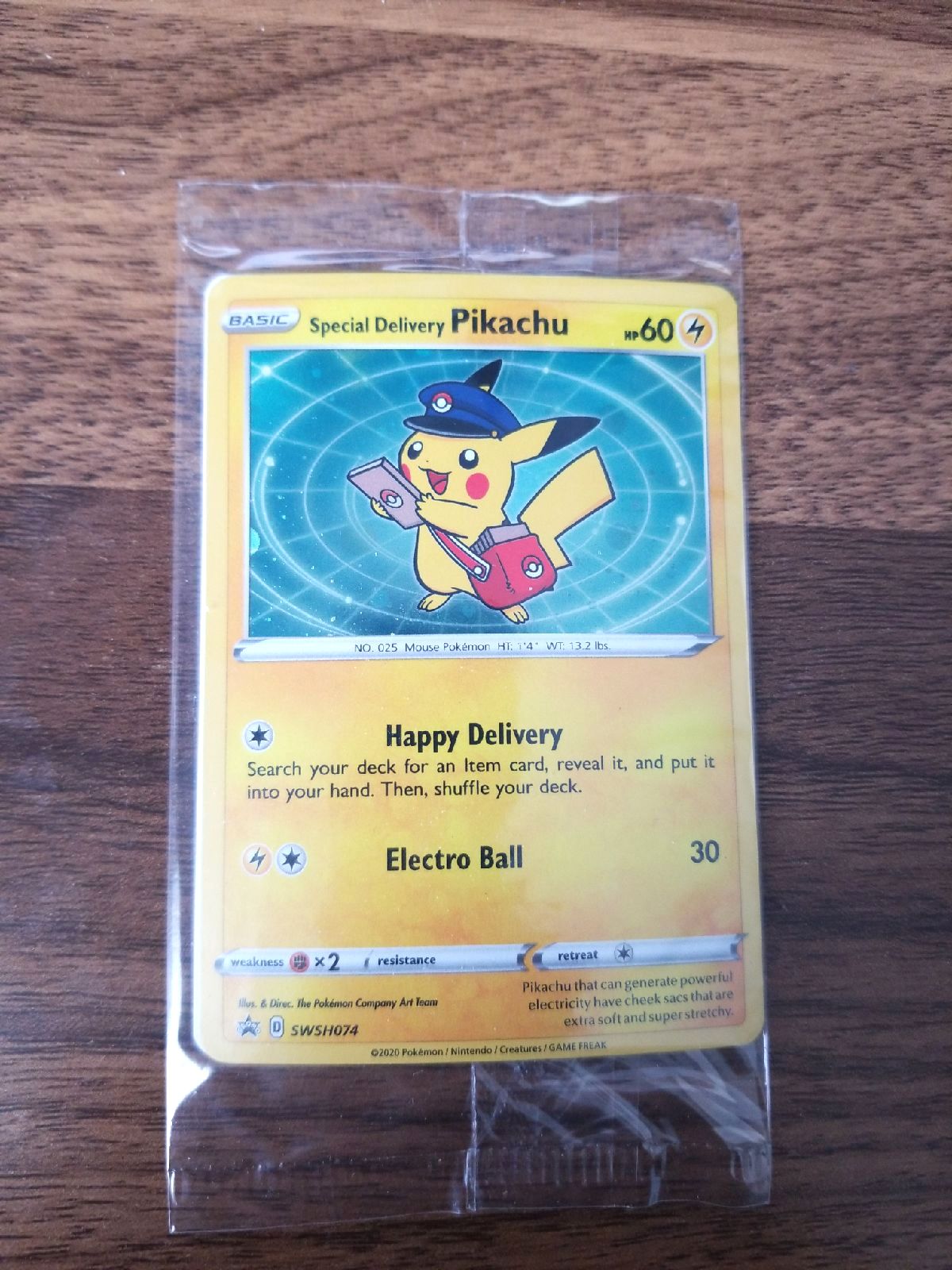 Special Delivery Pikachu SWSH074 Promo C