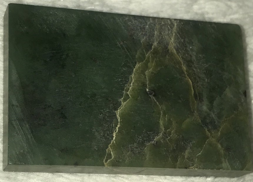 2 pieces of Jade 1.5”x1” 1”x1” Green