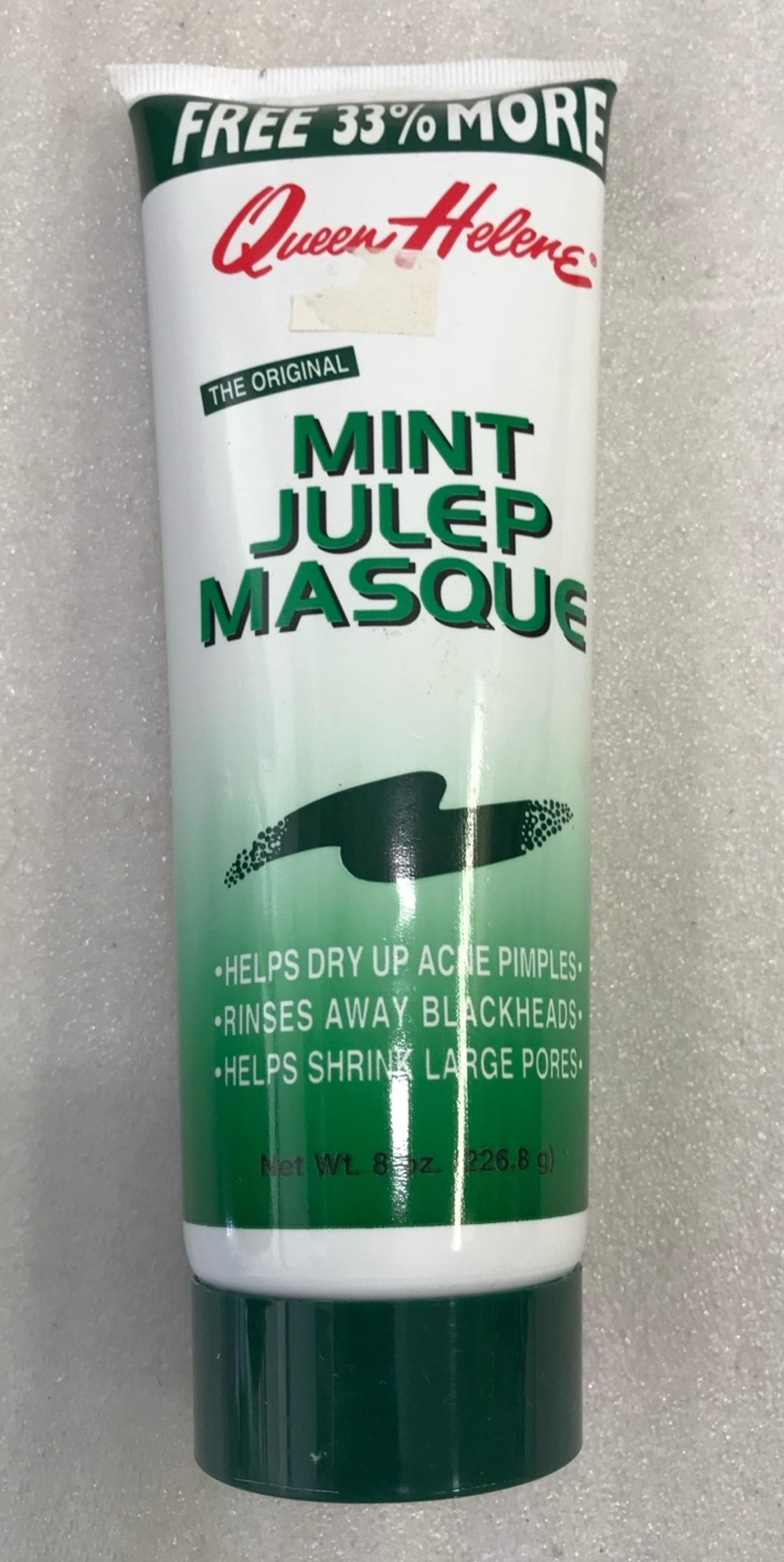 Queen Helene Masque Mint Julep Complexion Solution - Oily & Acne Prone Skin -8oz