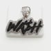 925 Sterling Silver Plated CZ Pendant, EVBRS354