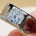 925 Sterling Silver Plated CZ Pendant, EVBRS354