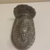 Pottery Barn metal pewter turkey covered butter dish thanksgiving