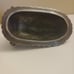 Pottery Barn metal pewter turkey covered butter dish thanksgiving