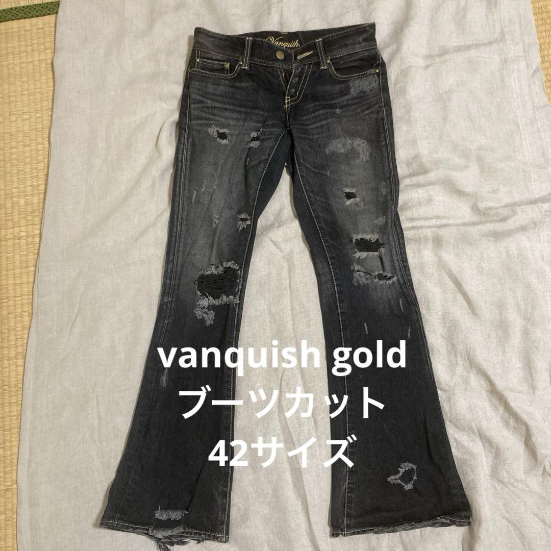 Vanquish gold denim bootcut 42