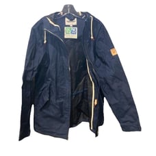 Penfield Hudson Wax Hooded Jacket Navy Blue Water Resistant Men’s 65/35 Small