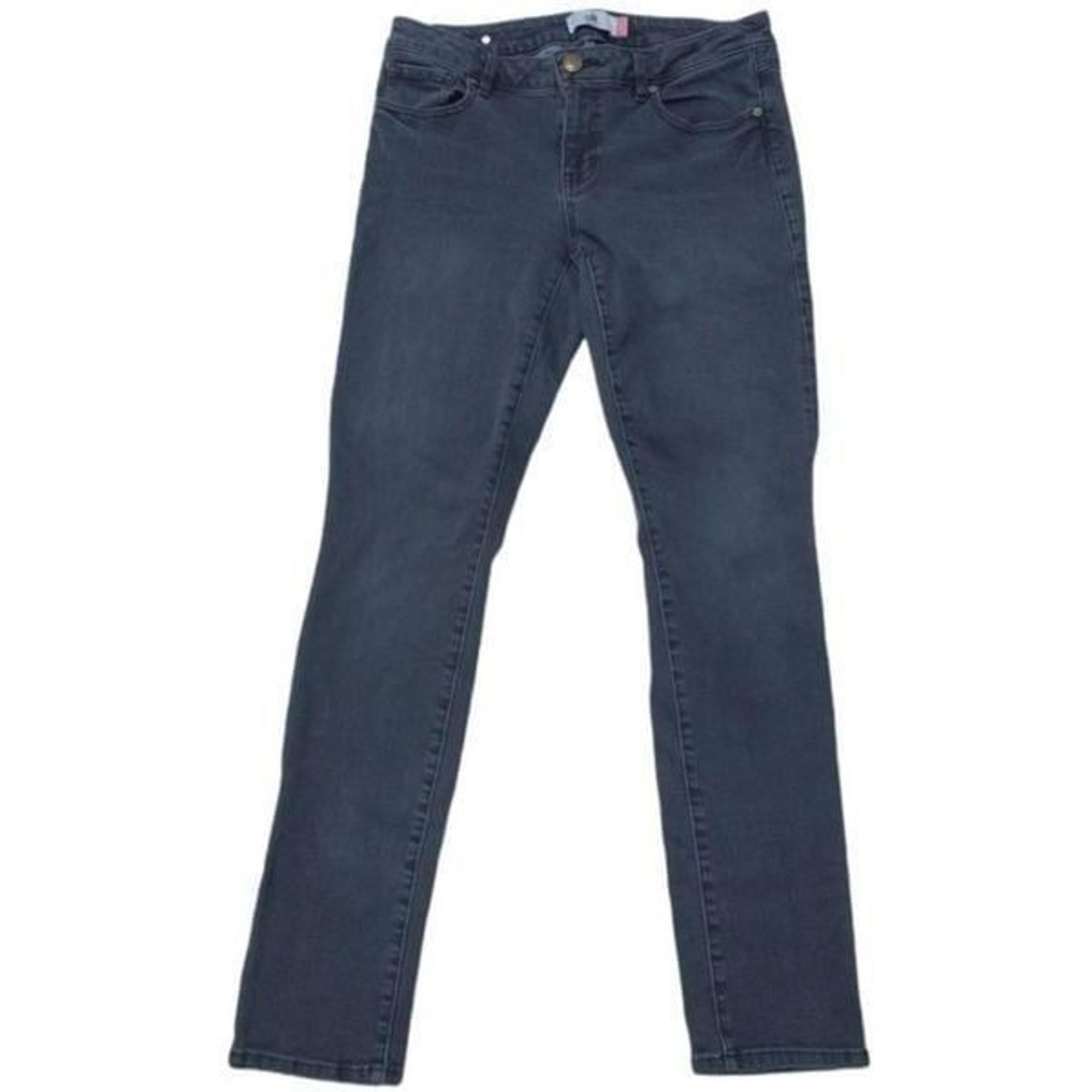 CAbi Slim Boyfriend Jean Gray Wash, Size 6