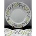 Corelle Vitrelle Garden Sketch Green/Black Leaves 10 3/4 Dinner Plate Set of 4