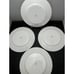 Corelle Vitrelle Garden Sketch Green/Black Leaves 10 3/4 Dinner Plate Set of 4