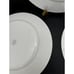 Corelle Vitrelle Garden Sketch Green/Black Leaves 10 3/4 Dinner Plate Set of 4