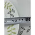 Corelle Vitrelle Garden Sketch Green/Black Leaves 10 3/4 Dinner Plate Set of 4