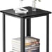 Side Table Living Room Bedroom Sturdy Metal Frame Rustic End Table