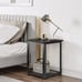 Side Table Living Room Bedroom Sturdy Metal Frame Rustic End Table