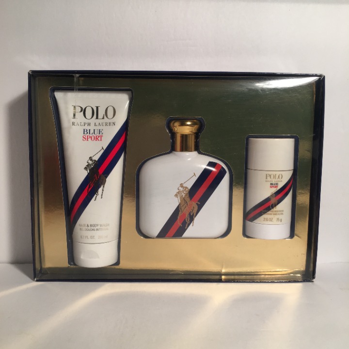 Polo Blue Sport By Ralph Lauren 3 Pcs Gift Set