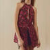 NWOT Free People Lyla Haltered Tunic Green Blossom Combo Medium