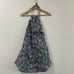 NWOT Free People Lyla Haltered Tunic Green Blossom Combo Medium