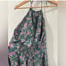 NWOT Free People Lyla Haltered Tunic Green Blossom Combo Medium
