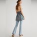 NWOT Free People Lyla Haltered Tunic Green Blossom Combo Medium