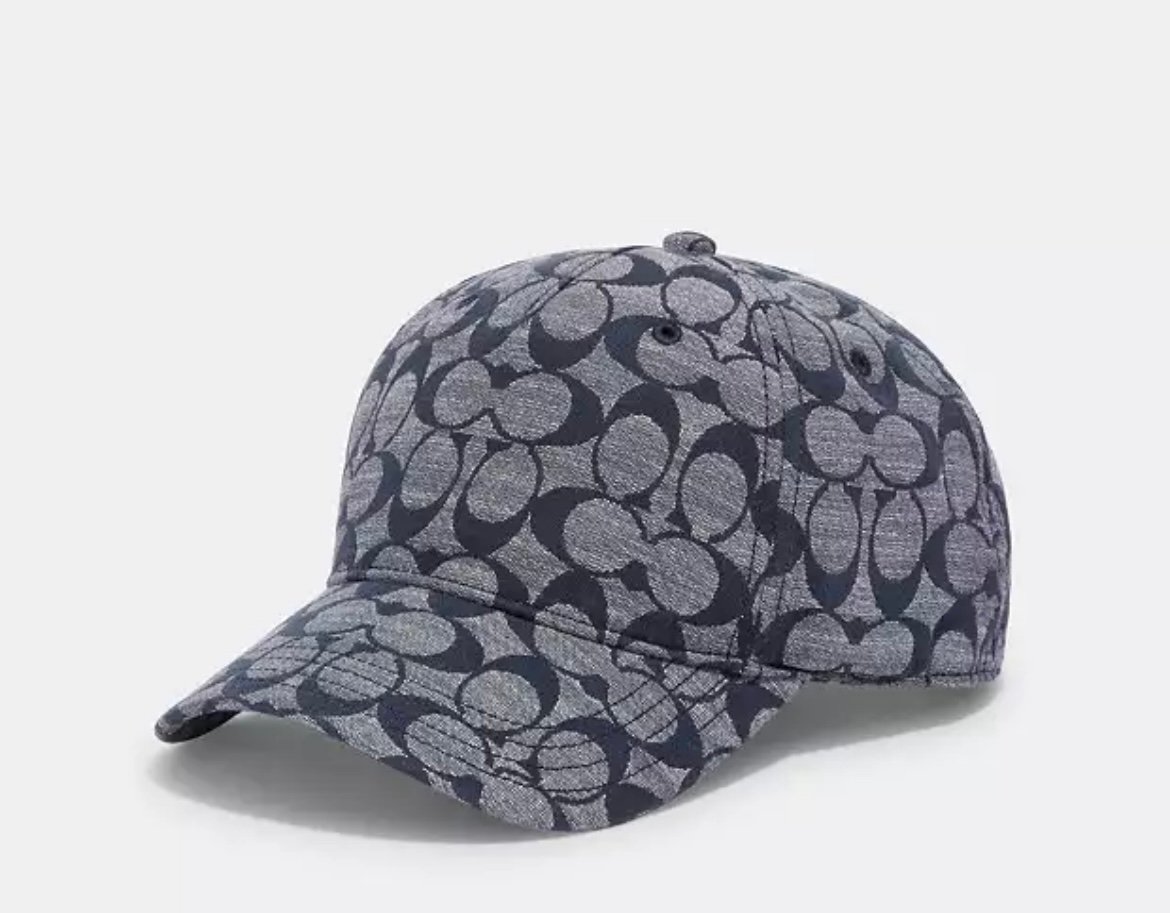 Coach Signature Chambray Baseball Hat# CI496