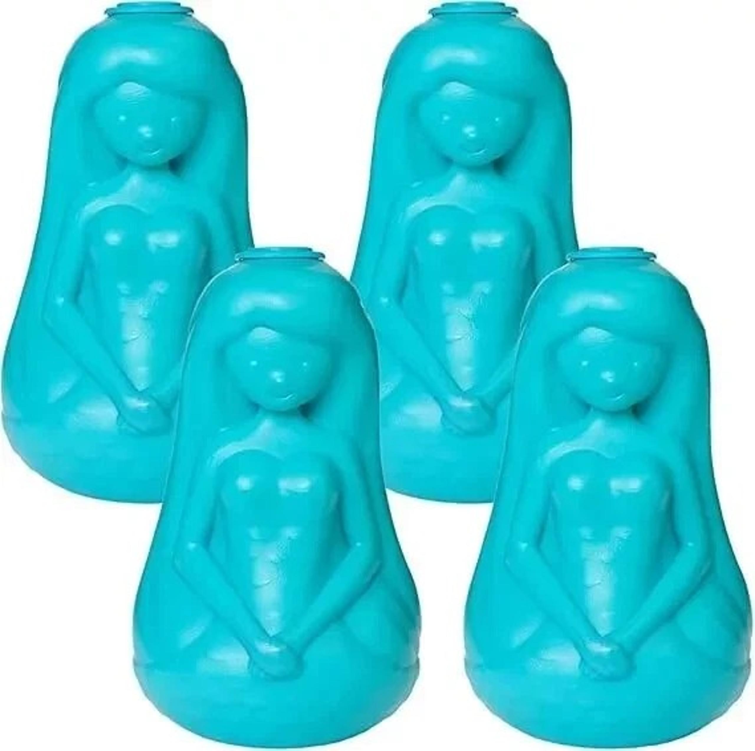 4 PACK Mer-Maid Mermaid Automatic Toilet Bowl Cleaner, AS-SEEN-ON-TV