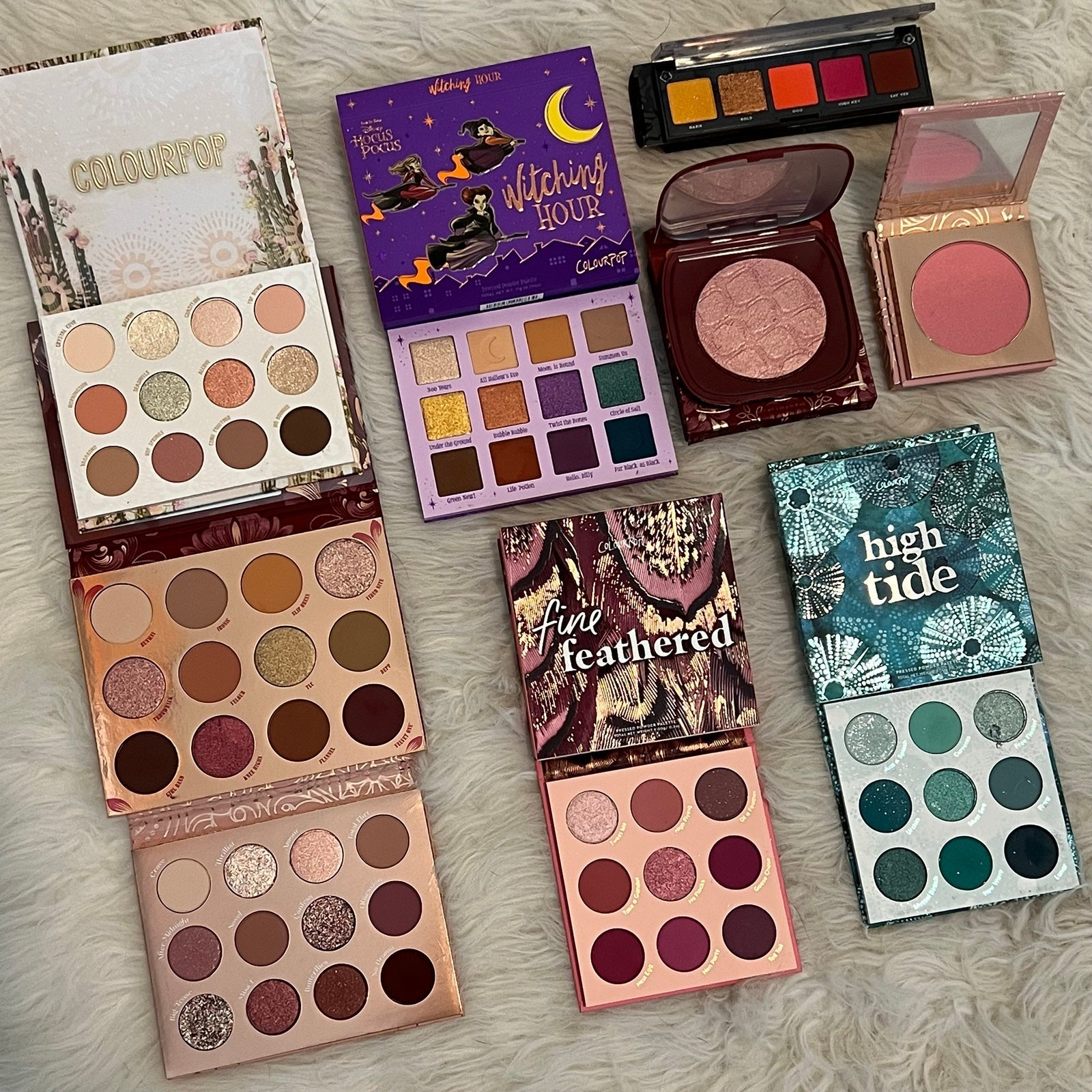 Lot of Colourpop Makeup