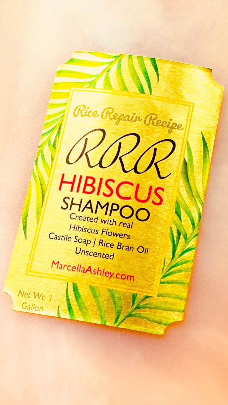 Hibiscus Rice Oil Shampoo (1 gallon wholesale)